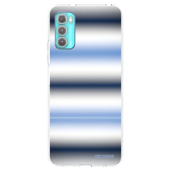 Picasee silikónový prehľadný obal pre Motorola Moto G60 - Static Lines