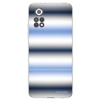 Picasee silikónový prehľadný obal pre Xiaomi Poco X4 Pro 5G - Static Lines