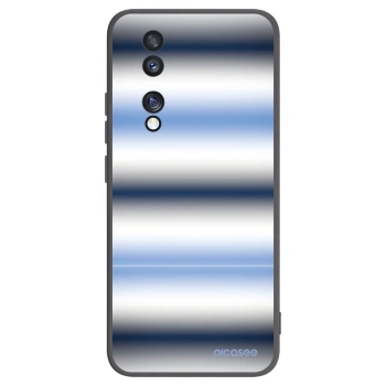 Picasee silikónový čierny obal pre Honor 70 - Static Lines