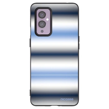 Picasee silikónový čierny obal pre OnePlus 9 - Static Lines