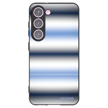 Picasee silikónový čierny obal pre Samsung Galaxy S23 5G - Static Lines
