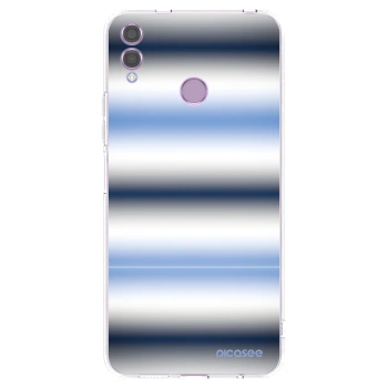 Picasee silikónový prehľadný obal pre Honor 8X - Static Lines