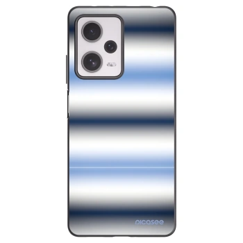 Picasee silikónový čierny obal pre Xiaomi Redmi Note 12 Pro+ 5G - Static Lines