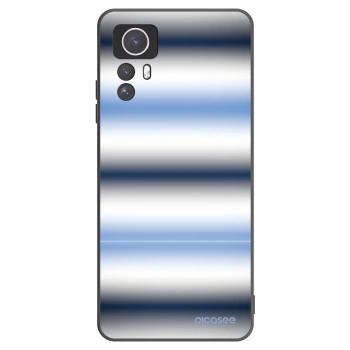 Picasee silikónový čierny obal pre Xiaomi Redmi Note 12S - Static Lines