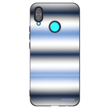 Picasee silikónový čierny obal pre Huawei Nova 3 - Static Lines