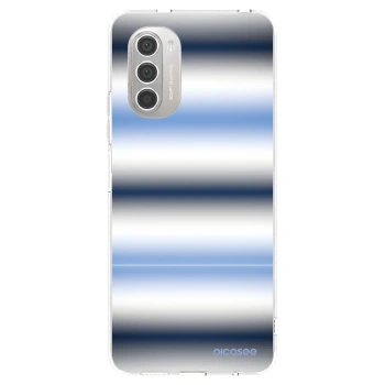 Picasee silikónový prehľadný obal pre Motorola Moto G51 - Static Lines
