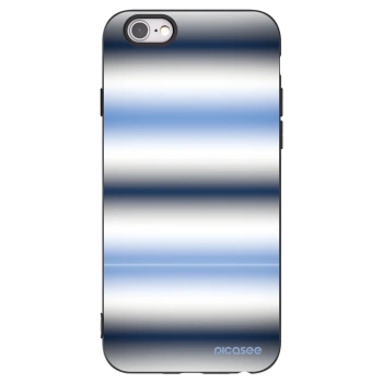 Picasee silikónový čierny obal pre Apple iPhone 6/6S - Static Lines