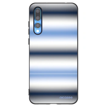 Picasee silikónový čierny obal pre Huawei P20 Pro - Static Lines