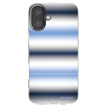 Picasee silikónový prehľadný obal pre Apple iPhone 16 Plus - Static Lines