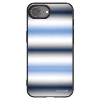 Picasee silikónový čierny obal pre Apple iPhone 16e - Static Lines