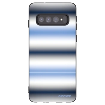 Picasee silikónový čierny obal pre Samsung Galaxy S10 G973 - Static Lines