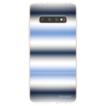 Picasee silikónový prehľadný obal pre Samsung Galaxy S10 Plus G975 - Static Lines