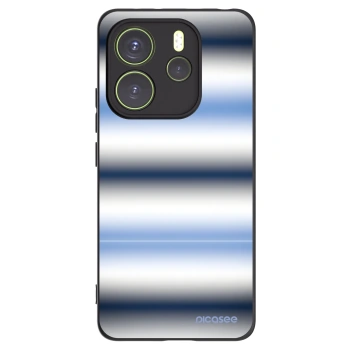 Picasee silikónový čierny obal pre Xiaomi Redmi Note 14 4G - Static Lines