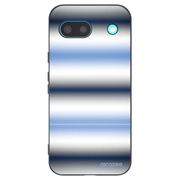 Picasee silikónový čierny obal pre Google Pixel 8 - Static Lines