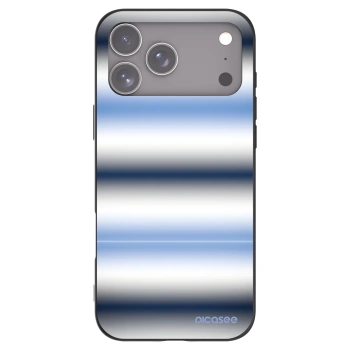 Picasee silikónový čierny obal pre Apple iPhone 17 Pro Max - Static Lines