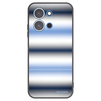 Picasee silikónový čierny obal pre Xiaomi Redmi 15C 4G - Static Lines