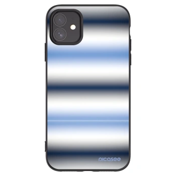 Picasee silikónový čierny obal pre Apple iPhone 11 - Static Lines