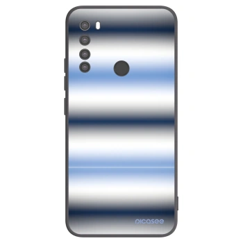 Picasee silikónový čierny obal pre Xiaomi Redmi Note 8 - Static Lines