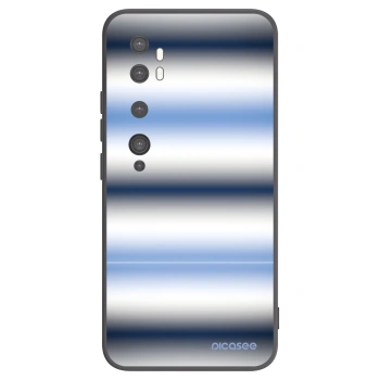 Picasee silikónový čierny obal pre Xiaomi Mi Note 10 (Pro) - Static Lines