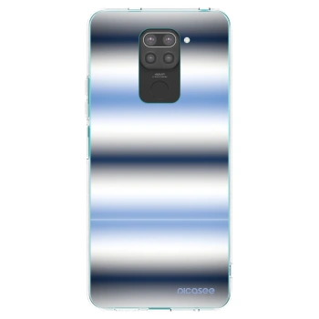 Picasee silikónový čierny obal pre Xiaomi Redmi Note 9 - Static Lines