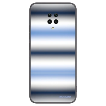 Picasee silikónový čierny obal pre Xiaomi Redmi Note 9S - Static Lines