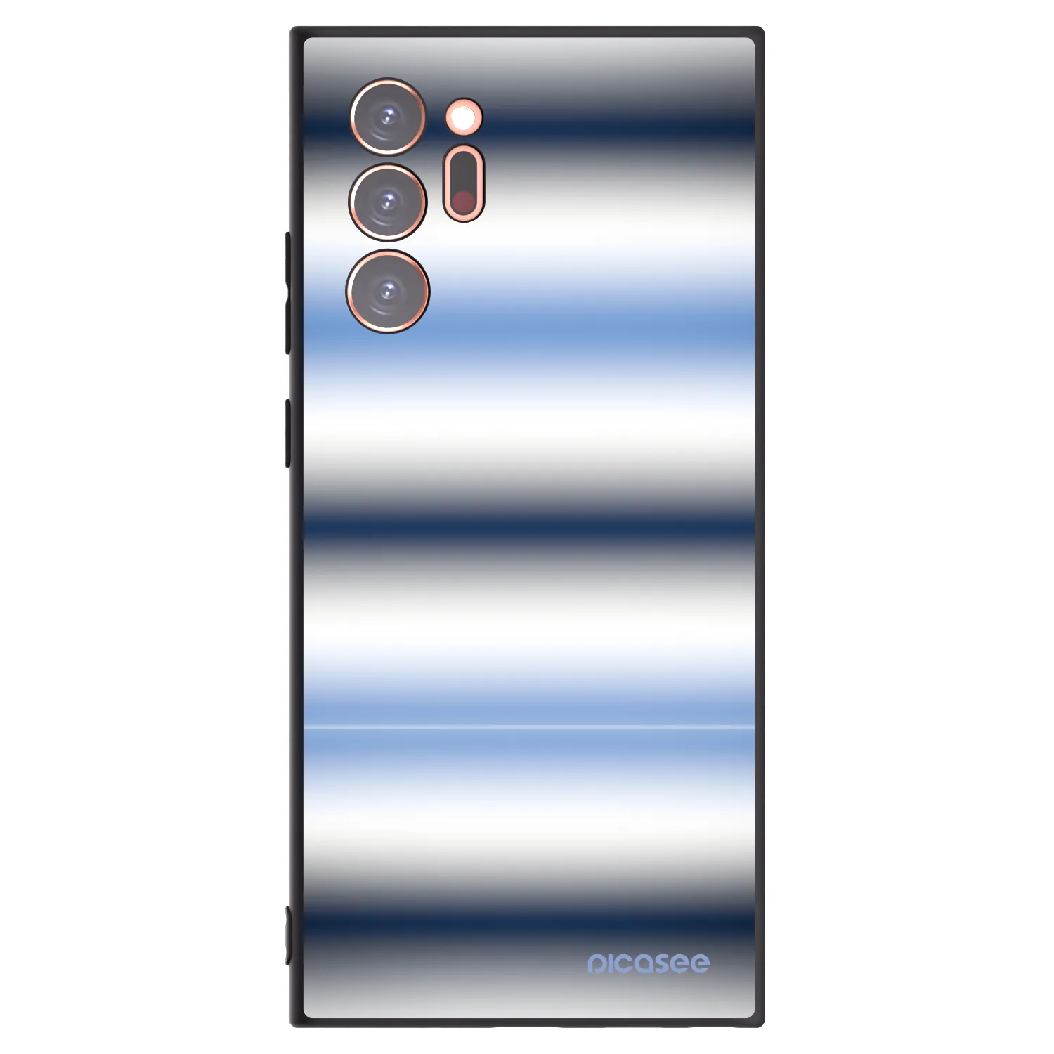Picasee silikónový čierny obal pre Samsung Galaxy Note 20 Ultra - Static Lines