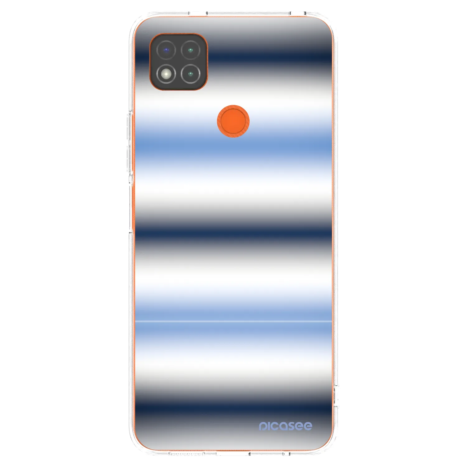 Picasee silikónový prehľadný obal pre Xiaomi Redmi 9C - Static Lines