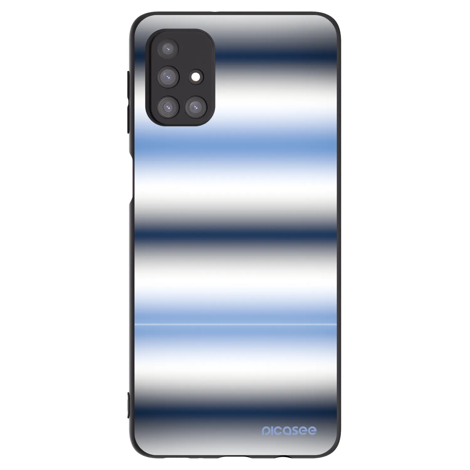 Picasee silikónový čierny obal pre Samsung Galaxy M31s - Static Lines