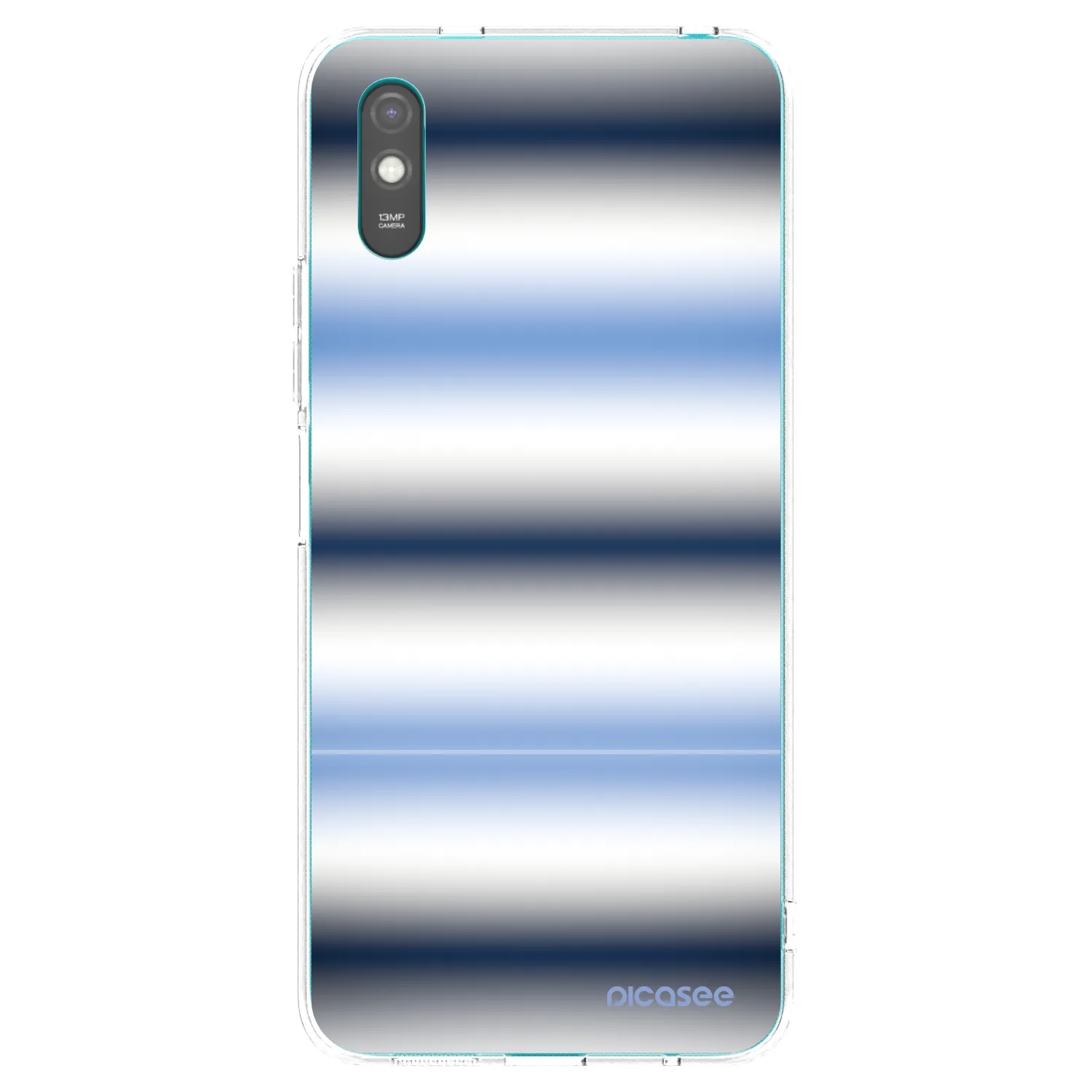 Picasee silikónový prehľadný obal pre Xiaomi Redmi 9A - Static Lines