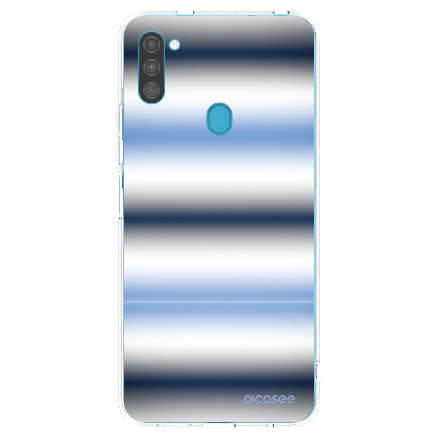 Picasee silikónový prehľadný obal pre Samsung Galaxy M11 - Static Lines
