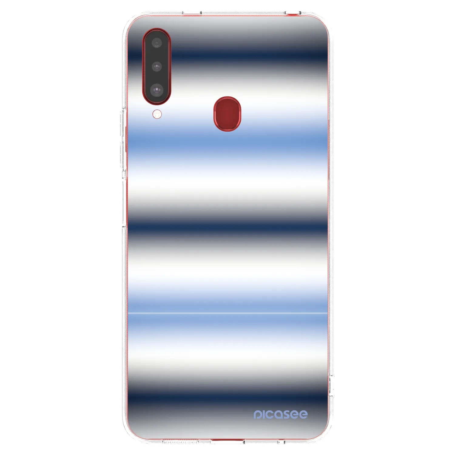 Picasee silikónový prehľadný obal pre Samsung Galaxy A20s - Static Lines