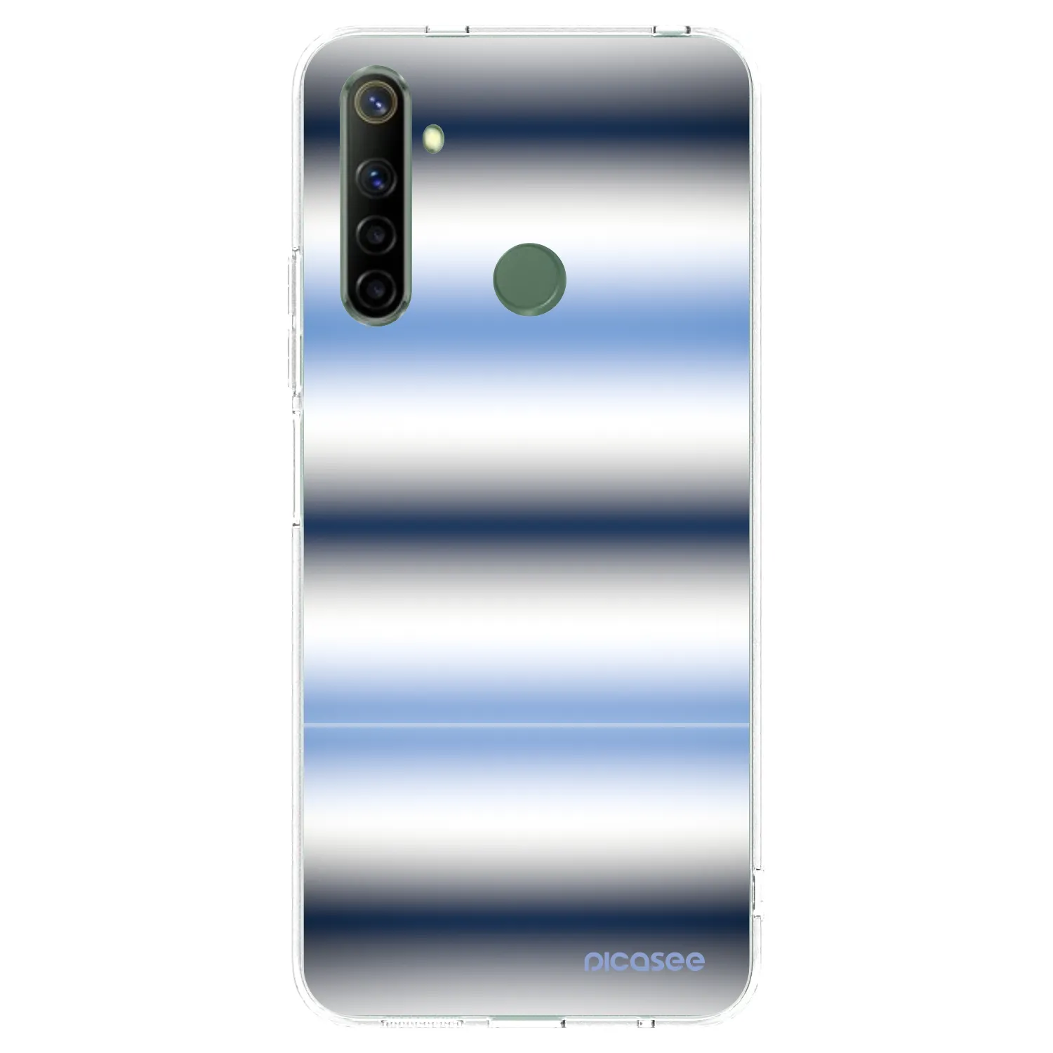 Picasee silikónový prehľadný obal pre Realme 6i - Static Lines