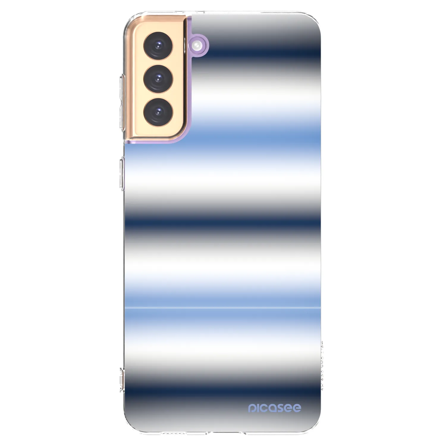 Picasee silikónový prehľadný obal pre Samsung Galaxy S21+ 5G G996F - Static Lines