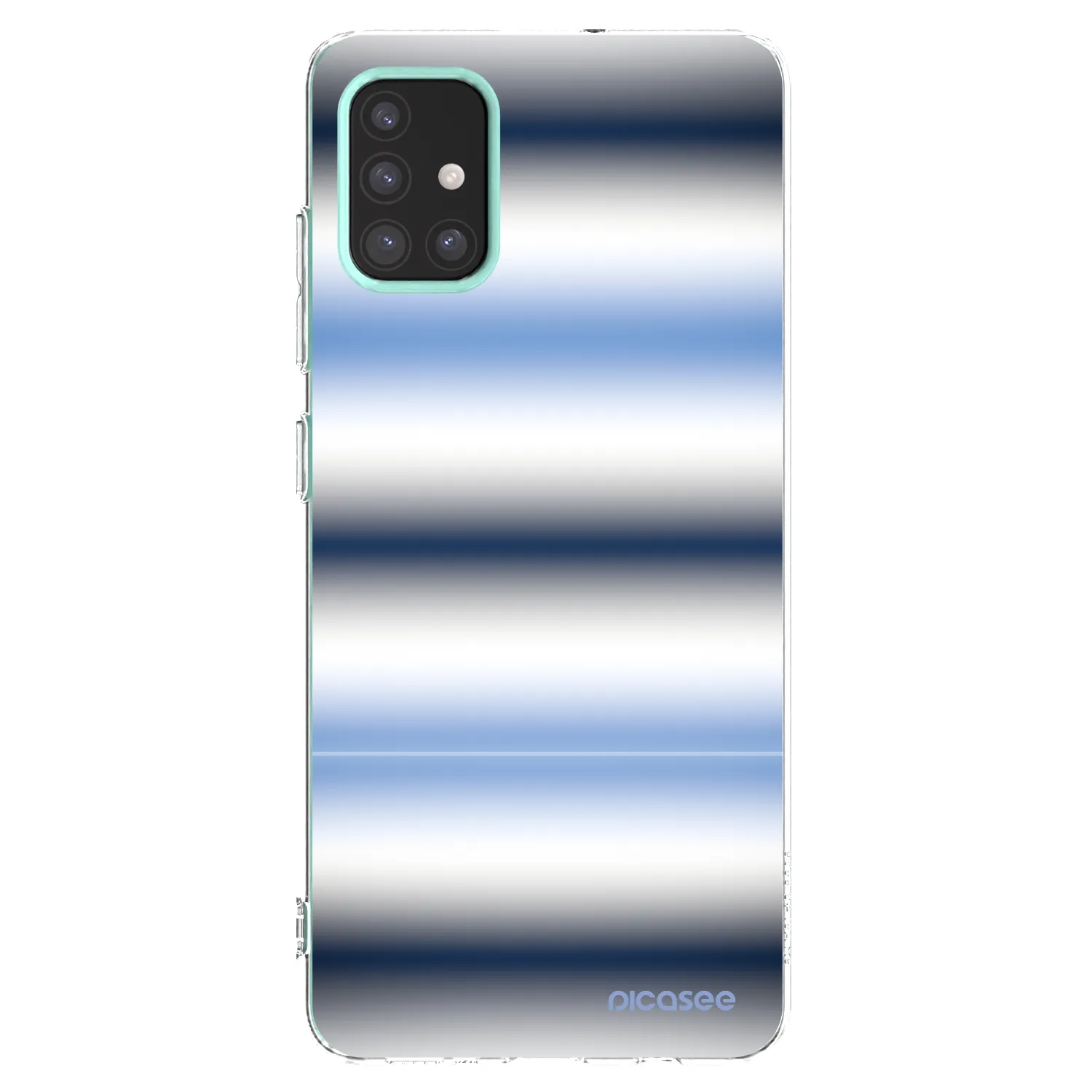 Picasee silikónový prehľadný obal pre Samsung Galaxy M31s - Static Lines