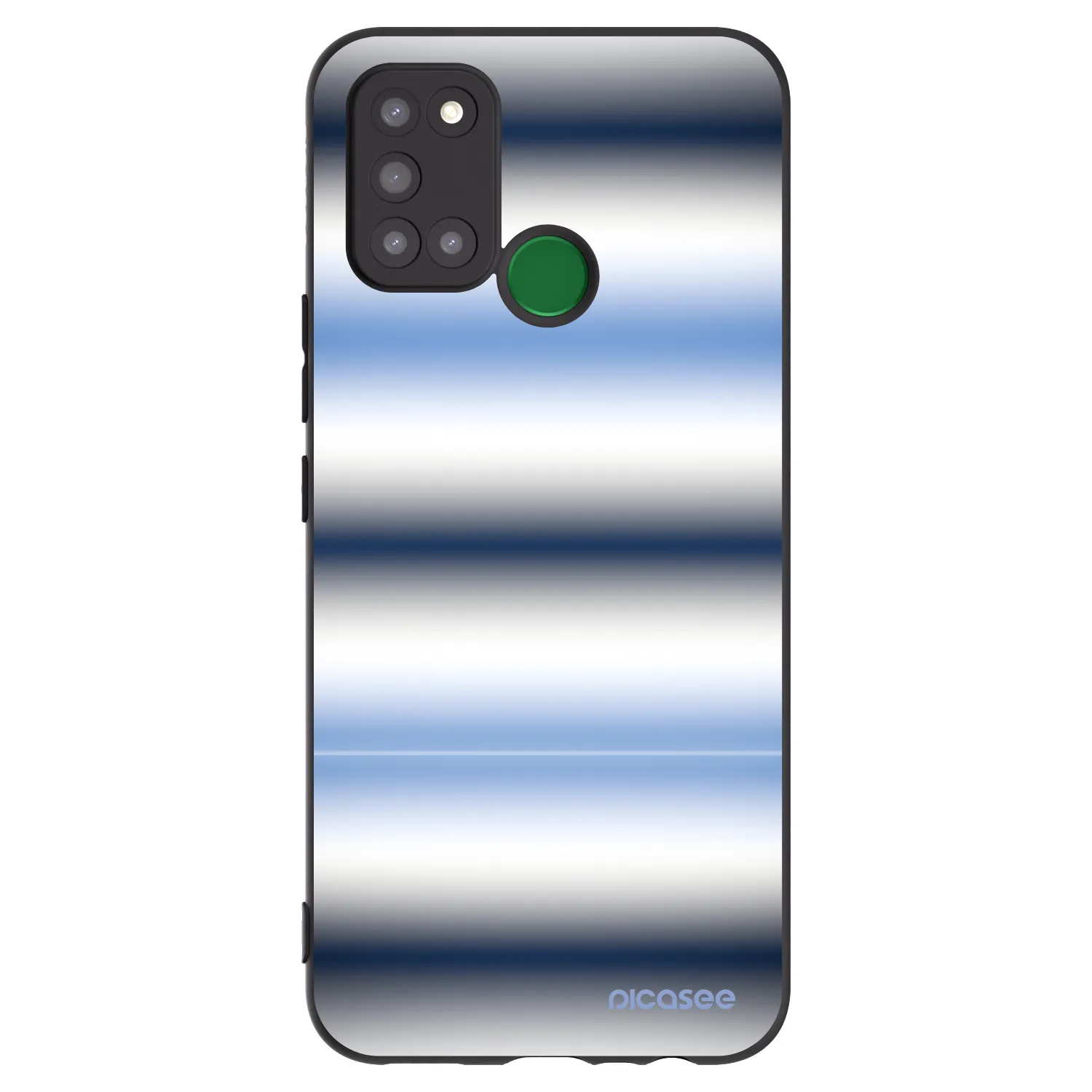 Picasee silikónový čierny obal pre Realme 7i - Static Lines