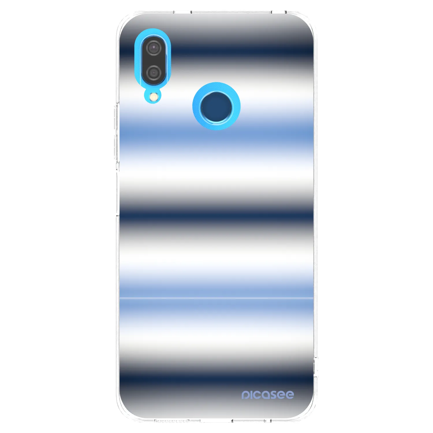 Picasee silikónový prehľadný obal pre Huawei P20 Lite - Static Lines