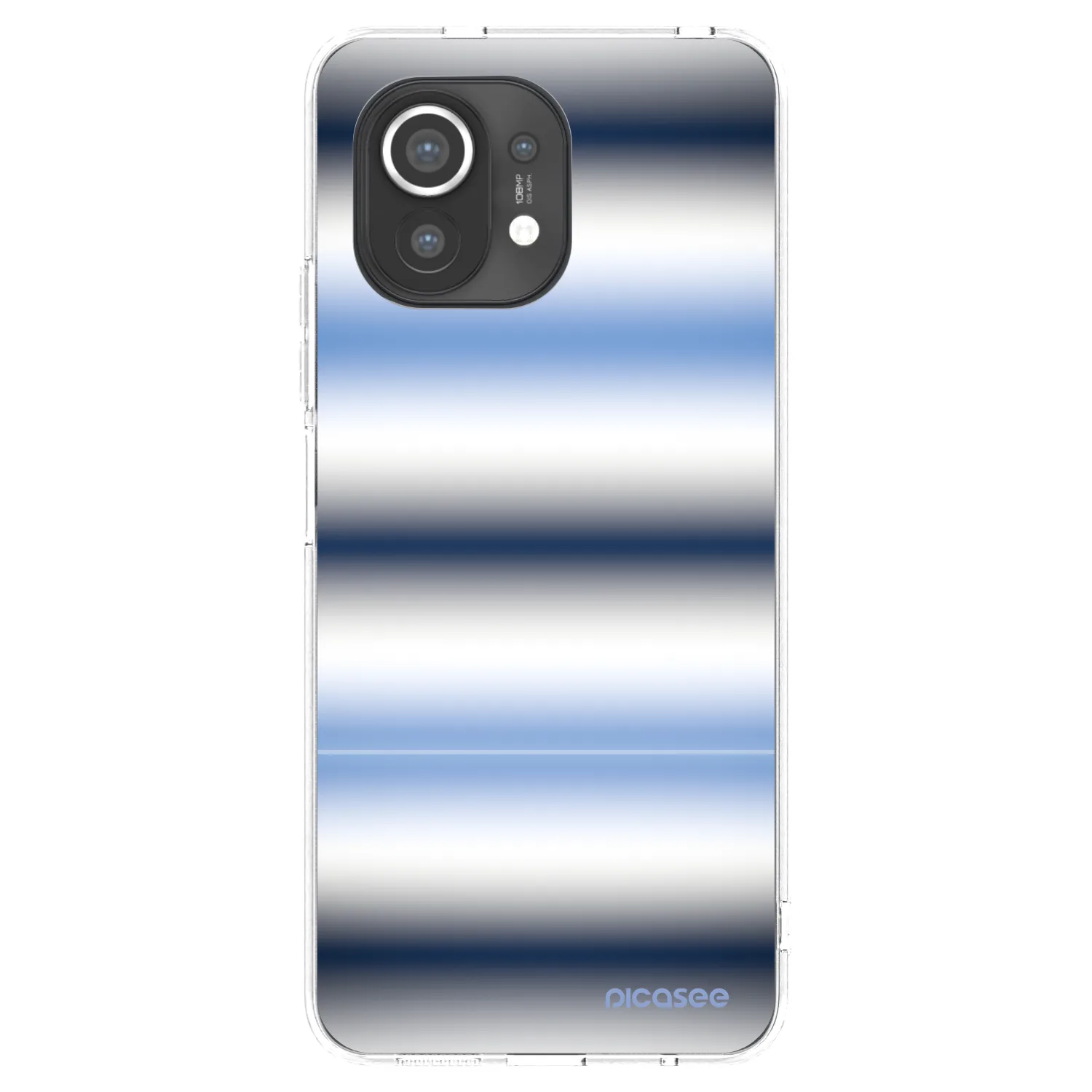 Picasee silikónový prehľadný obal pre Xiaomi Mi 11 - Static Lines