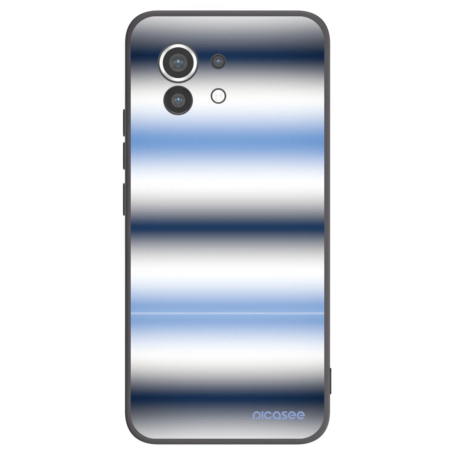 Picasee silikónový čierny obal pre Xiaomi Mi 11 - Static Lines