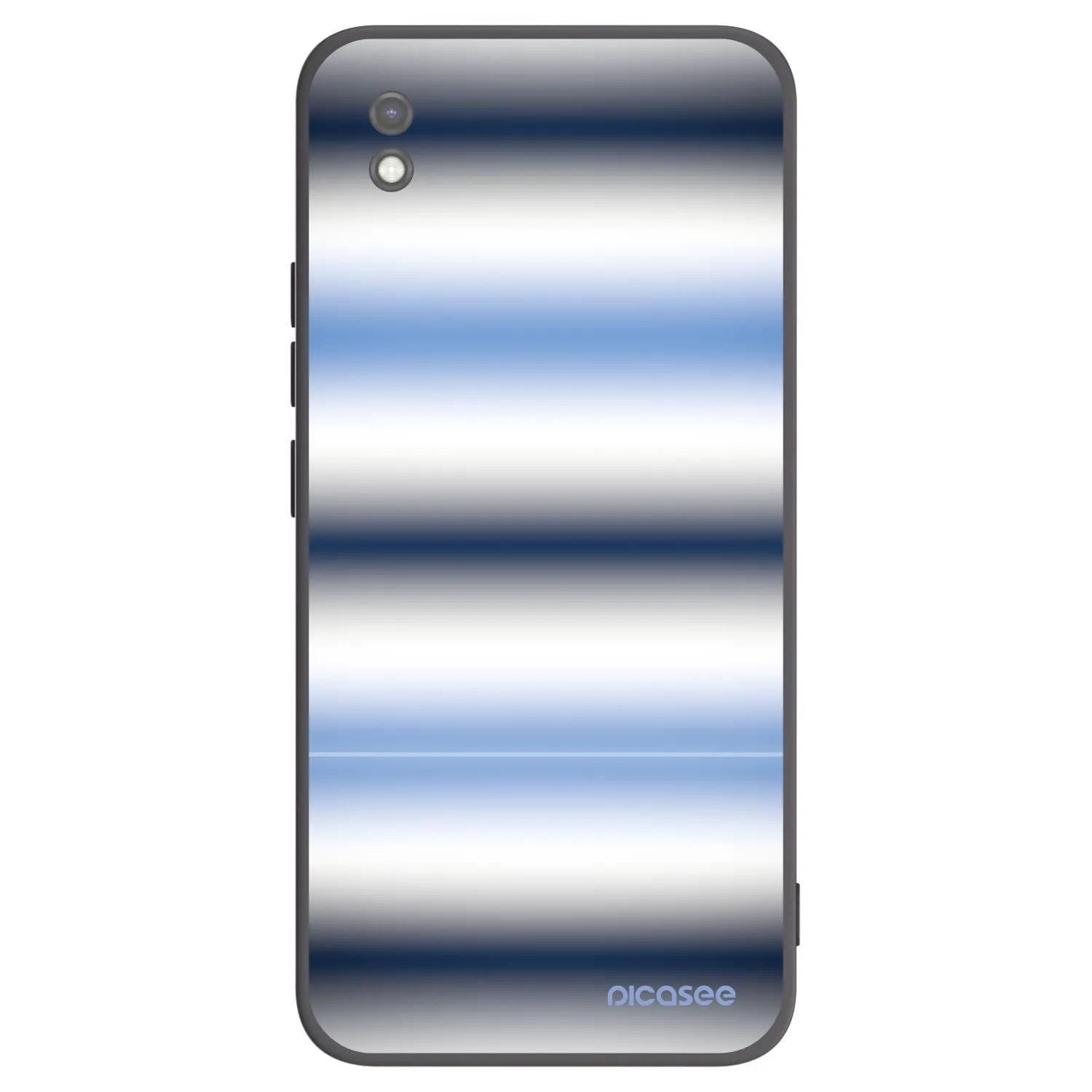 Picasee silikónový čierny obal pre Xiaomi Redmi 9AT - Static Lines