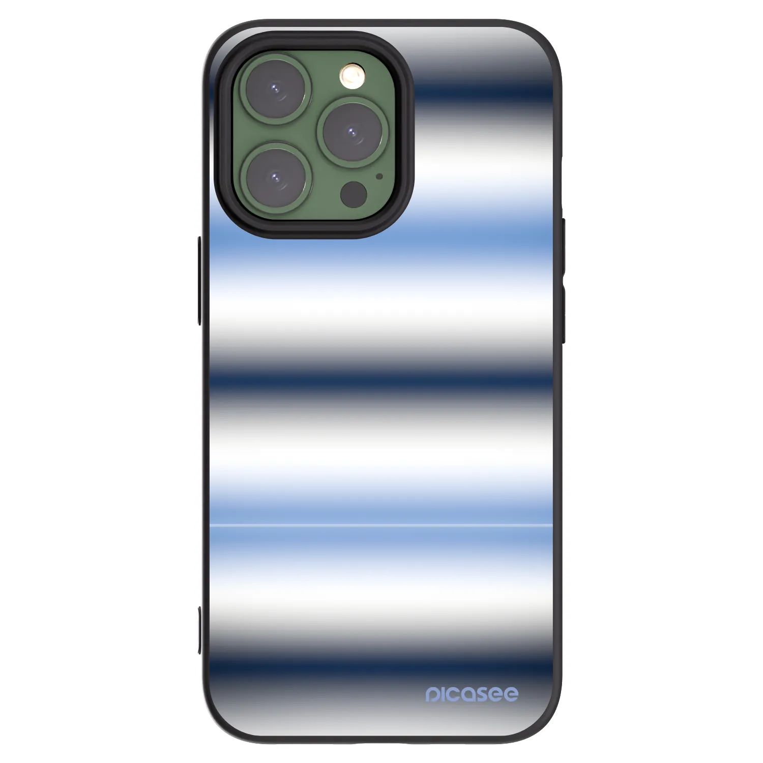 Picasee silikónový čierny obal pre Apple iPhone 13 Pro - Static Lines