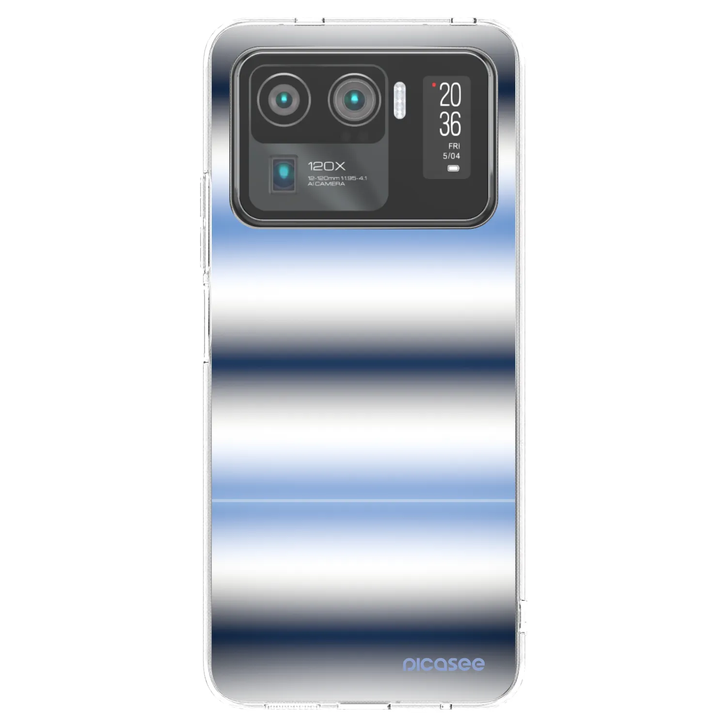 Picasee silikónový prehľadný obal pre Xiaomi Mi 11 Ultra - Static Lines