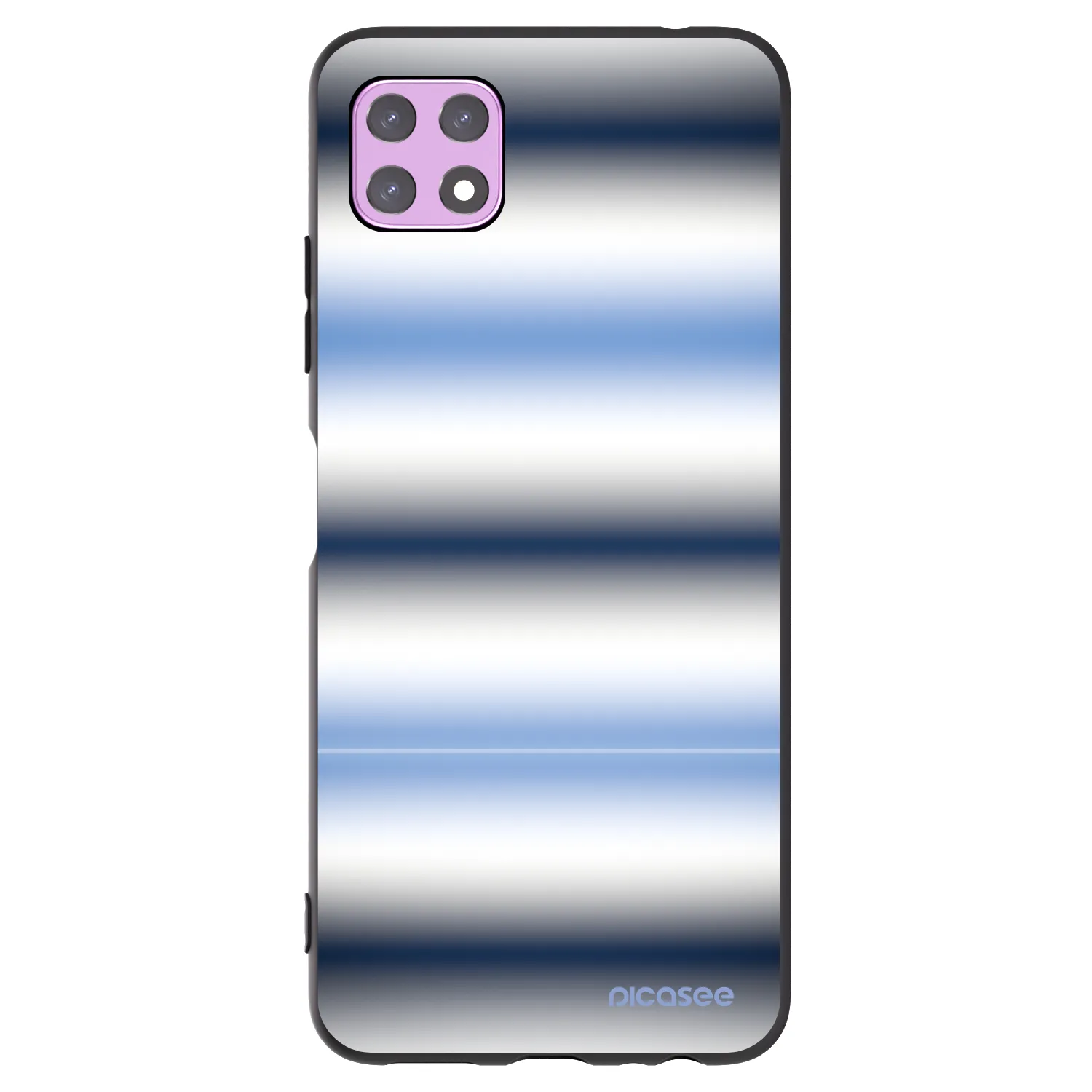 Picasee silikónový čierny obal pre Samsung Galaxy A22 A226B 5G - Static Lines