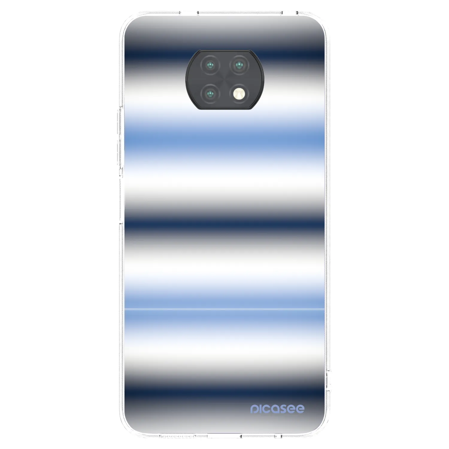 Picasee silikónový prehľadný obal pre Xiaomi Redmi Note 9T - Static Lines