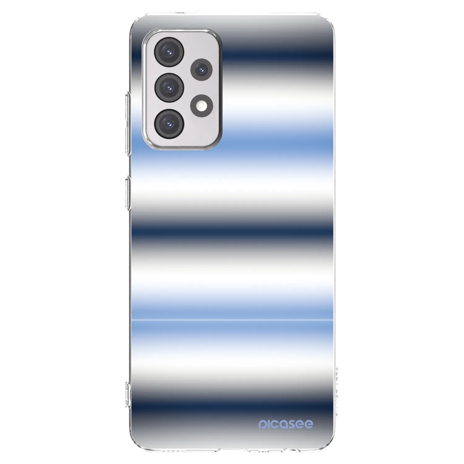 Picasee silikónový prehľadný obal pre Samsung Galaxy A52s 5G A528B - Static Lines