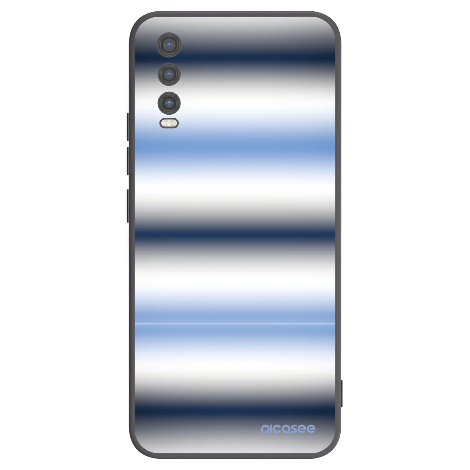 Picasee silikónový čierny obal pre Vivo Y20s - Static Lines