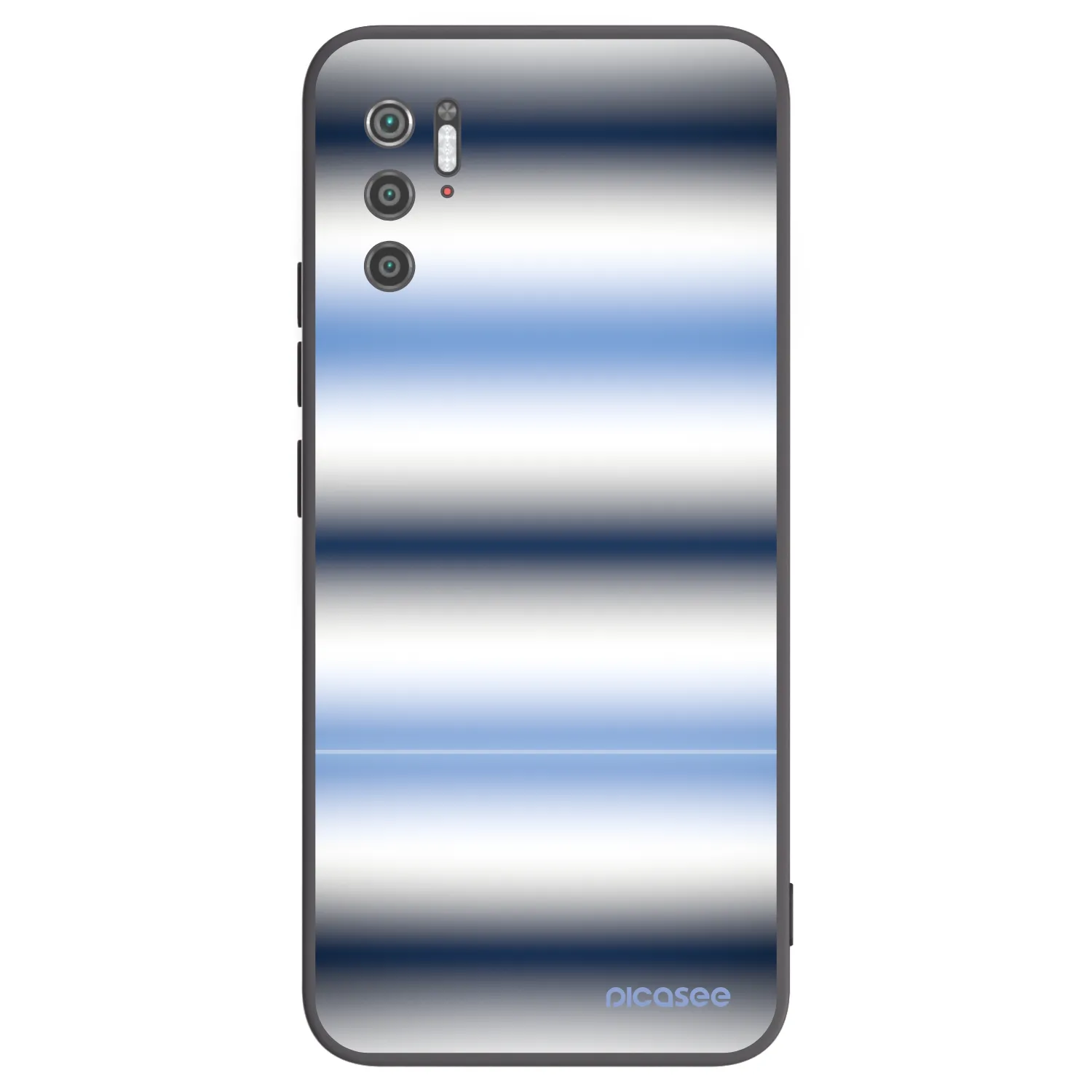 Picasee silikónový čierny obal pre Xiaomi Poco M3 Pro 5G - Static Lines