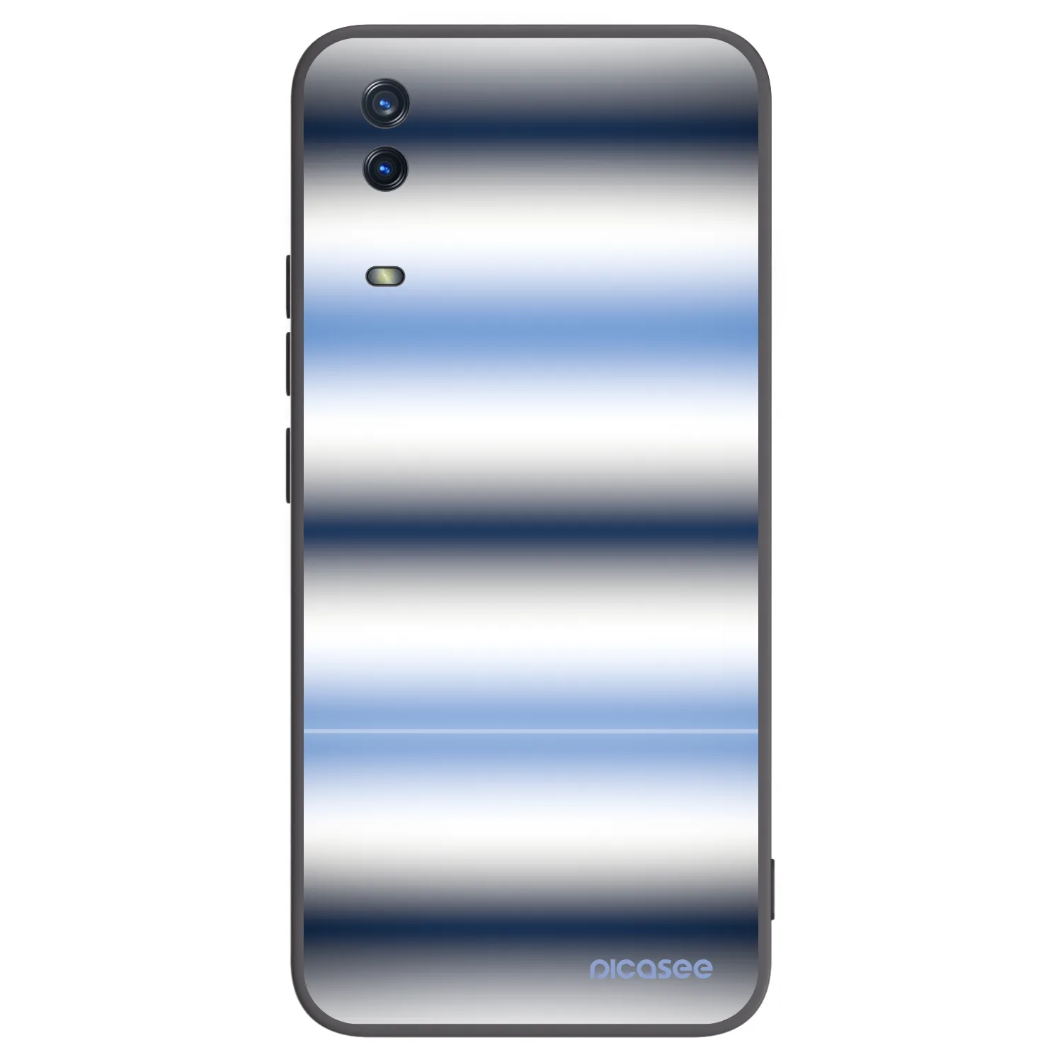 Picasee silikónový čierny obal pre Vivo Y11s - Static Lines