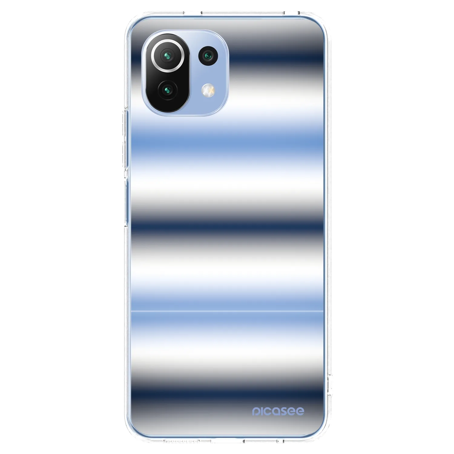 Picasee silikónový prehľadný obal pre Xiaomi 11 Lite 5G NE - Static Lines