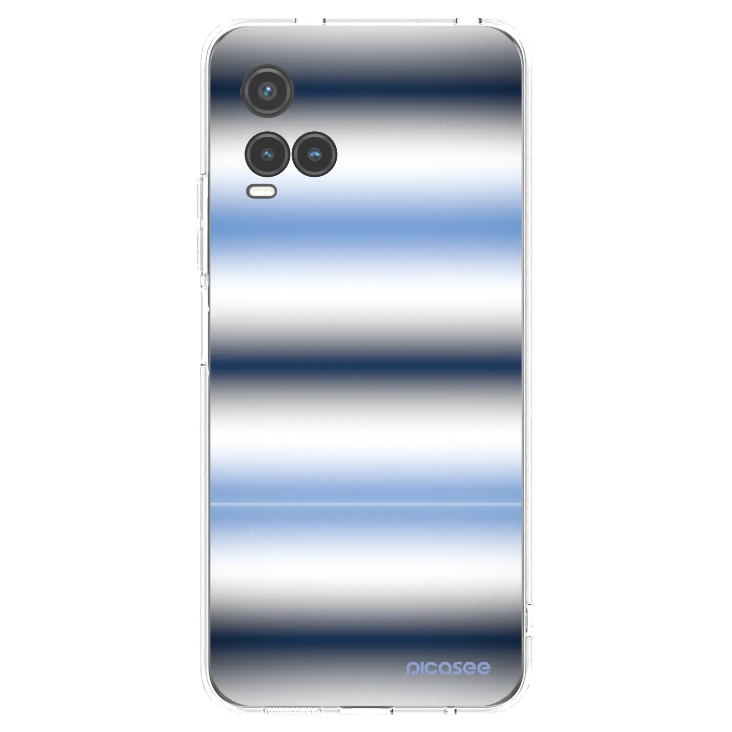 Picasee silikónový prehľadný obal pre Vivo Y33s - Static Lines
