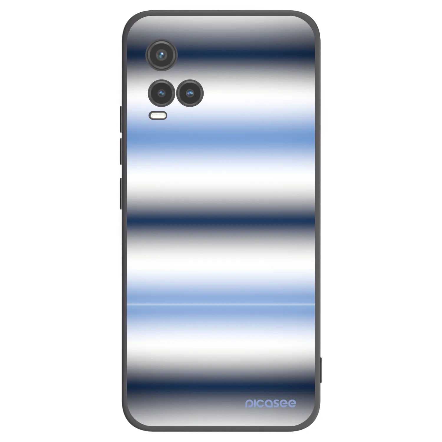 Picasee silikónový čierny obal pre Vivo Y33s - Static Lines